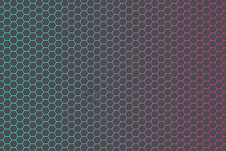 抽象的六边形背景矢量设计金属紫色艺术蜂窝格栅墙纸技术青色盘子控制板图片