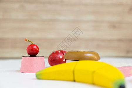 儿童食品准备玩具组香蕉晶圆奇异果橙子玩具塑料食物厨房团体女孩图片