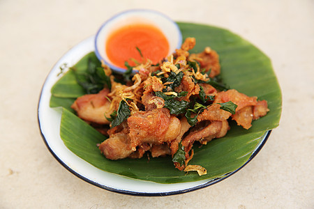 北泰式炸鸡午餐晚餐烹饪美食食物叶子油炸桌子餐厅胸部图片