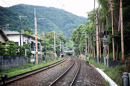 日本铁路列车 京都日本铁路民众城市旅行季节文化粉色秩父旅游火车兴趣图片