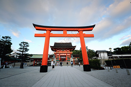 KYOTO  6月1日 京都的神学院观光神道神社旅行佛教徒历史蓝色旅游橙子建筑学图片