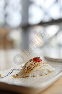 麻利沙丁鱼寿司日本食食物菜单餐厅传统鱼片寿司图片