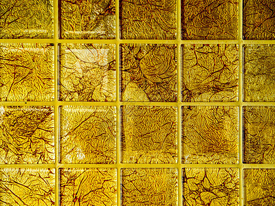 马赛克金色方块壁纸奢华正方形大理石宗教艺术立方体装饰品瓷砖地面金子派对图片