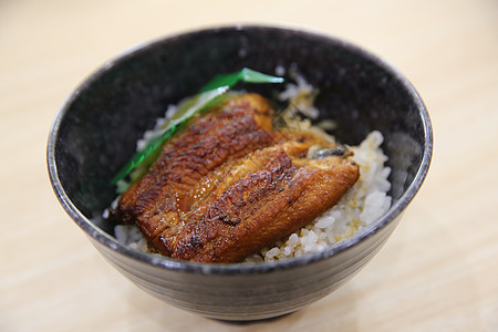 木本面日本食物的unadandon美食大学午餐海鲜餐厅炙烤木头教师用餐图片