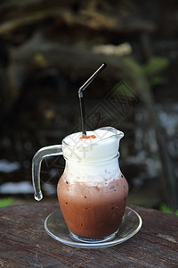 冰雪巧克力活力稻草热带餐厅天空织物甜点饮料假期牛奶图片