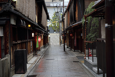 2016年6月4日 日本京都古老的吉安市中心艺妓神道女士寺庙建筑学旅游建筑城市观光文化图片