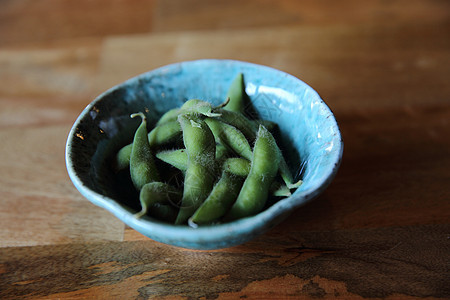 木本绿色大豆豆子起动机黄豆美食盘子豆类木头小吃饮食毛豆图片