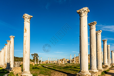 萨拉米斯 希腊和罗马考古遗址古代专栏旅游历史性遗迹大理石遗产历史地标观光纪念碑旅行图片