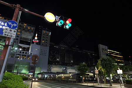 京都日本夜间城市风景办公室景观仓库火车商业市中心建筑学建筑物吸引力日落图片