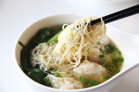 面条和虾子 中国菜洋葱白色午餐黄色烹饪饺子食谱猪肉餐厅美食图片