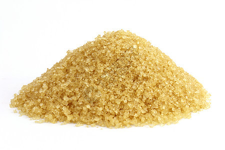 糖山状砂糖黄 甘蔗红糖堆 蔗糖白背景图片