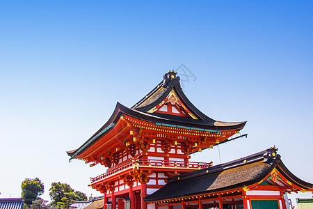 日本京都的神道神社(Shinto)是著名的圣殿图片