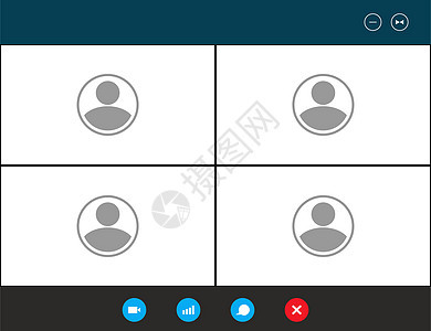 视频会议界面图片