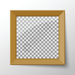 白色背景矢量它制作图案上孤立的逼真空白相框图片