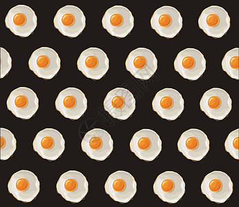煎蛋插画背景矢量 EPS1食物饮食早餐卡通片照片白色烹饪黄色绿色墙纸图片