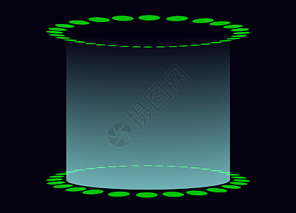 圆形底座 向上发光 灯光向上照射的展示架摊位框架展示架子流光空白圆圈宇宙游戏发射图片