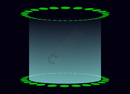 圆形底座 向上发光 灯光向上照射的展示架摊位框架展示架子流光空白圆圈宇宙游戏发射图片