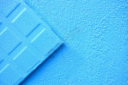 蓝色混凝土墙背景图片