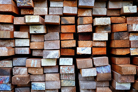 堆栈的木背景燃料工厂硬木木头松树林业乡村木工树干材料图片