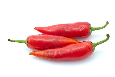 三种红辣椒辣椒食物蔬菜红色白色胡椒图片