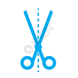 白色背景上的剪刀图标 剪刀标志 扁平化设计头发边界黑色工具空白发型修剪剪贴裁缝商业图片