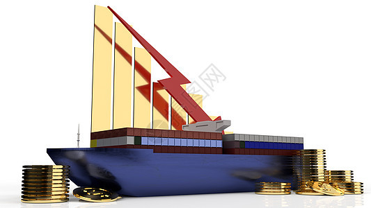 集装箱3d号船可提供商业运输内容血管后勤全球港口船舶进口工业海洋货物航海图片