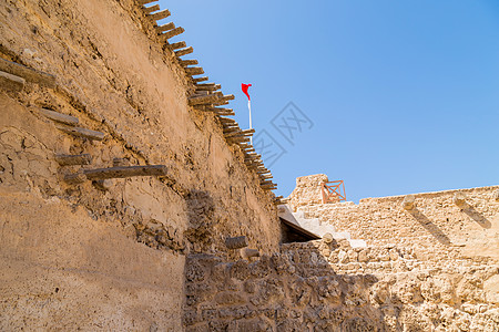 旧阿拉德堡垒文明建筑学考古废墟遗迹石头石灰石战略城堡保卫图片