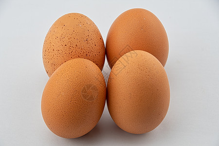 四鸡蛋椭圆形脆弱性食物生活蛋壳母鸡白色棕色黄色早餐图片