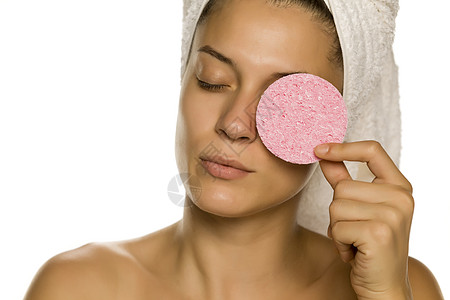 妇女用海绵垫装饰身体补品卫生肥皂软垫擦洗女孩温泉化妆品剥皮图片