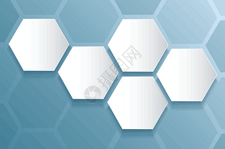 抽象的蓝色蜜蜂蜂巢六边形和空间背景梳子金属商业技术玫瑰插图细胞蜂蜜墙纸蜂窝图片