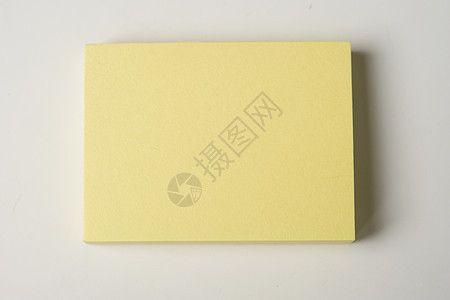 小黄纸写不公告黄色床单白色商业工作室蓝色夹子笔记纸空白图片
