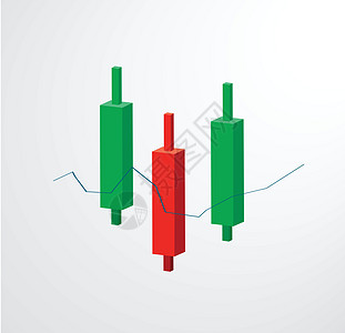 烛台图表图标证券交易所 vecto贸易投资金融标识利润蜡烛市场插图商业库存图片