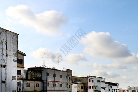 古老的村落 家乡 天空背景的城市风景图片