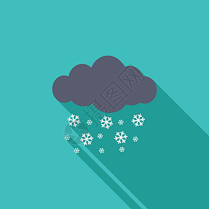 降雪量单个图标蓝色季节降雪晴天团体绘画雪花暴风雪插图气候图片