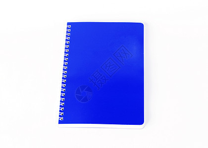 白色背景蓝白日记图片