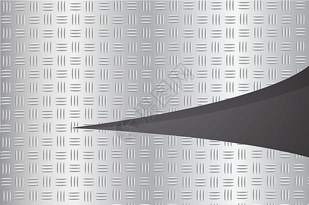切板金属撕裂和空间黑色背景矢量它制作图案正方形划痕插图控制板休息床单工业灰色盘子边缘图片