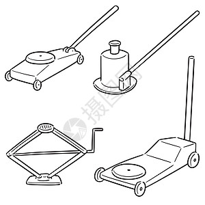 一套汽车 jac工作收藏车库杠杆地面线条运输机器艺术安全图片
