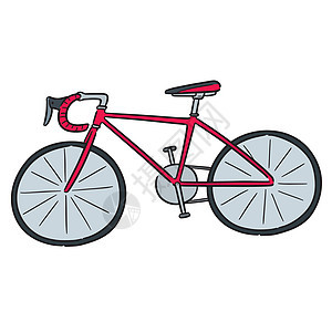 自行车踏板竞争草图夹子车辆艺术框架速度旅行涂鸦图片