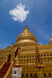 什维达贡塔建筑佛教徒金子精神吸引力宝塔旅游地标旅行日落图片