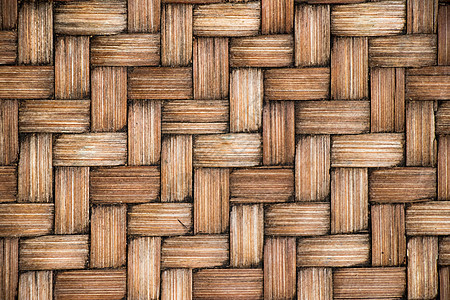 特写棕色木编织纹理背景竹子手工墙纸地面木头文化乡村篮子材料风格图片
