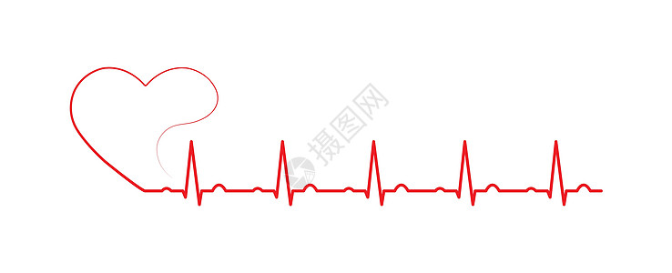 心率的心电图 医学与健康图片