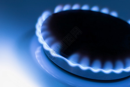 气体储存活力蓝色甲烷宏观化石煤气灶丁烷厨房丙烷力量图片