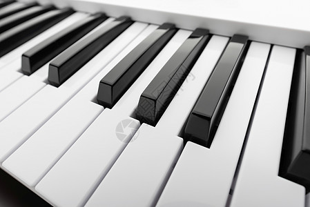 音乐键盘的黑白键钥匙钢琴合成器电子白色笔记黑色乐器技术音乐家图片