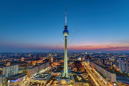 柏林的天线景观旅行首都大教堂中心全景地标电视城市天空图片