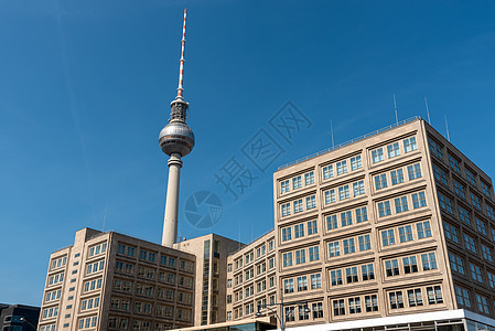 著名的电视塔和东德时代的一些建筑图片