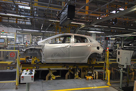 汽车生产线原型车辆金属经济传播输送带机器生产工程自动化图片