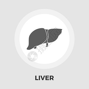 肝平 ico肝硬化设计身体解剖学医疗插图器官保健元素生物学图片