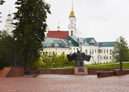 2019年8月11日 著名的俄罗斯诗人亚历山大·普希金在维捷布斯克的纪念碑图片