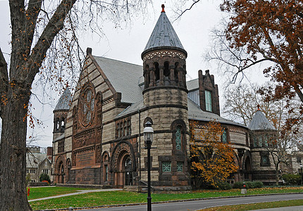 新泽西州普林斯顿 2011 年 11 月 15 日 普林斯顿大学是 Priva学院本科教育球衣机构校园研究历史性大厅联盟图片