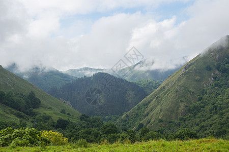 在欧洲皮科斯德欧罗帕旅行公园天空首脑爬坡草地松树森林旅游国家图片